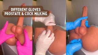 Different Gloves Prostate & Cock Milking Practice Feat Aria Nicole 4K - Nitrile Gloves, Latex Gloves, Medical Fetish, Med Exam, Nurse Play, Prostate Massaging, XS Gloves, Handjob, Anal Masturbation, Cock Milking, Medfet