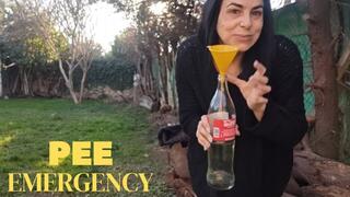 I can't hold it anymore! Desperate pee emergency on the street