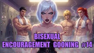 Bisexual Encouragement Gooning #14: Bi Locker Room Surrender