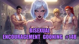 Bisexual Encouragement Gooning #14B: Bi Locker Room Surrender (Animated)