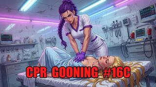 CPR Gooning #16C: Breath-Sync Trance Compressions (Animated, Music)