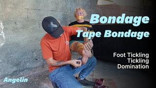 Completely tied and gagged to be tickled (1)