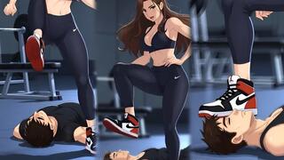 Brutal Face Stomping Session Gym Sneaker FACEBUSTING Vol 2