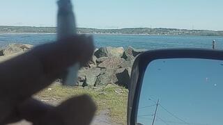 Faceless smoking by the beach. For such a windy day my ash lasted pretty long! ? Listen as watch the waves and my hand looks like a shadow...turned out cool. I need a new phone for better quality! Anyone interested in helping a smoker out?