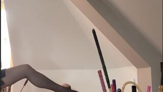The serial masturbator reports to Matron Stinger The complete clip sold at a special price