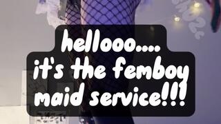 POV: u catch your homie working for the femboy maid service!!