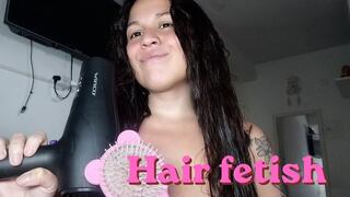 Hair care, brushing and drying