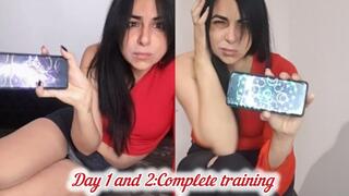 Day 1 and Day 2: My complete training
