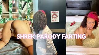 Sexy Ogre Shrek Parody Farting Bathtub, Burping and Farting on Your Face