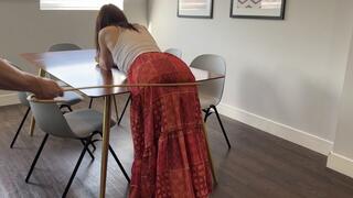 Bohemian Rascal - Kinia has earned herself a spanking and for her cheek, she also gets the cane.