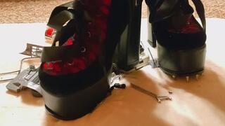 Custom Spike Boots VS Model Car Crush
