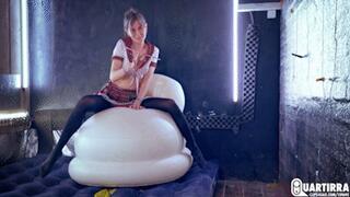 Q1129 Stashia seductively destroys inflatable chair - 480p