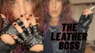 The Woman in Leather Is in Control