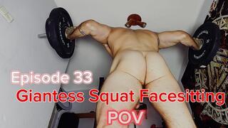 Giantess Naked Squats Over You POV | Goon to It, Slave 8K HDR VR
