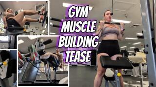 Gym Muscle Building Tease