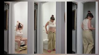 HUMPDATE TOILET FET PEE DUMPING AND LOUD BURPING