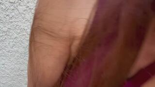 Artemisia Love showing her juicy tits outdoor….