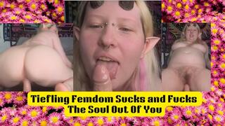 Tiefling Femdom Sucks and Fucks The Soul Out Of You