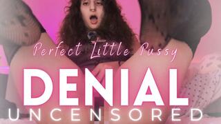 Perfect Little Pussy Denial UNCENSORED