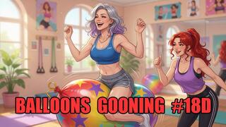 Balloons Gooning #18D: Inflate Your Surrender (Animated, Music, Text)