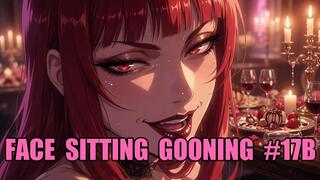Face Sitting Gooning #17B: Enveloped by My Heavy Divine Weight (Animated)