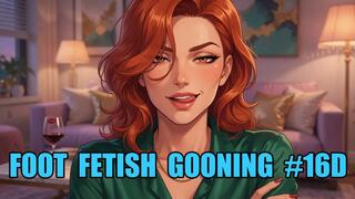 Foot Fetish Gooning #16D: Pampered Soles Enslave Your Mind (Animated, Music, Text)