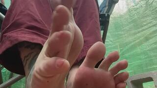 My big feet