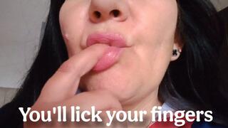 You'll lick your fingers
