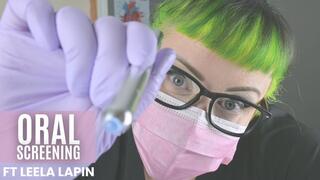 Leela Lapin Examines You and Strokes You in This POV Oral Screening