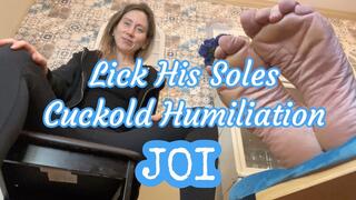 Lick His Soles Cuckold Humiliation JOI