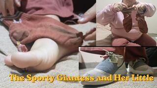 The Sporty Giantess and Her Little