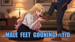 Male Feet Gooning #17D: Surrender Your Mind to Powerful Male Soles (Animated, Music, Text)
