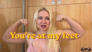 You're at my feet