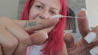 BOOGER PICKING, TONGUE PLAY & SWALLOWING