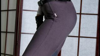 Nadia-White-Riding-Pants-Knee-Boots-HD-WMV