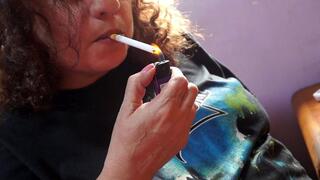 Smoking Morning Cigarette Routine with Fatty Yum Yum
