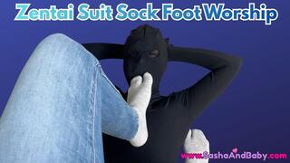 Zentai Foot Worship and Toe Worship