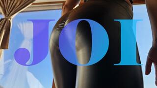 Shiny Leather Leggings Ass Worship - Edging JOI & Denial