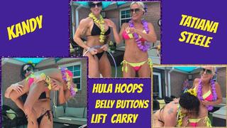 Belly buttons, Bikinis and Babes:Kandy And Tatiana's Sexy Hula Hoop Play