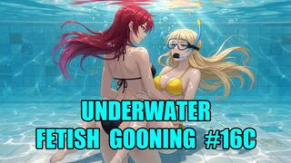 Underwater Fetish Gooning #16C: Aquatic Surrender Trance (Animated, Music)