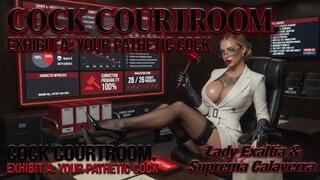 COCK COURTROOM. Exhibit A: Your Pathetic Cock