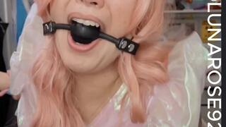 DAMSEL TOOTH FAIRY BOUND AND GAGGED