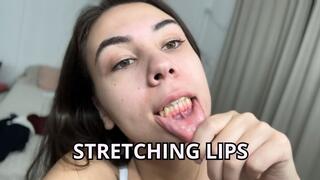 Extreme Lip Stretching