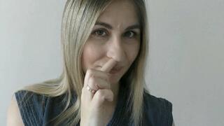 You collect your snot and stick it to the camera lens MP4 HD 720p