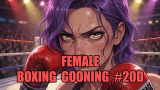 Female Boxing Gooning #20D: Ringbound Surrender (Animated, Music, Text)