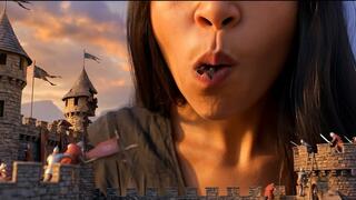 Giantess Destroys Castle and Eats All the Soldiers | Vore Domination