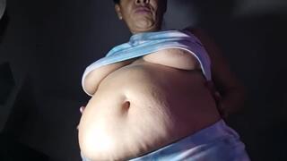 HdUnder hungry Giantesses Big Bloated Bouncy Belly & Underboob as She searches for something to eat FeeFiFoFum i smell tiny human and chases you under her huge jiggly belly then Eats You