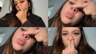 Pleasure from picking my nose