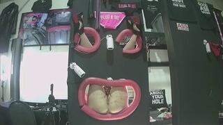 Bonnie Masturbating With Her Eroscillator - Bonnie Rizin & Phoenix Rizin HIGH HEELS Messy Pussy Stretching