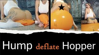 Hump to deflate Hopper Ball